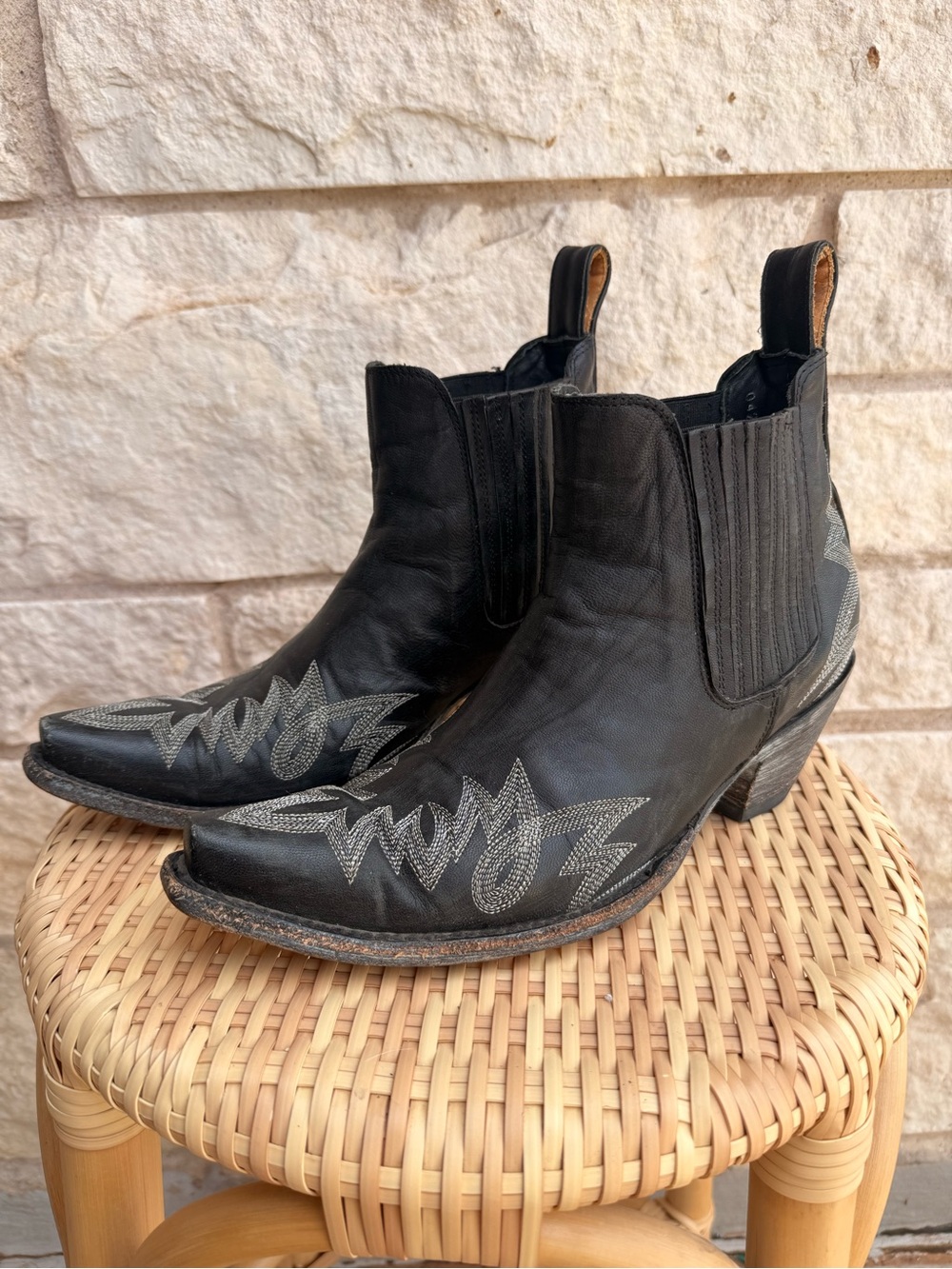 RARE Old Gringo Black Gaucho Bootie